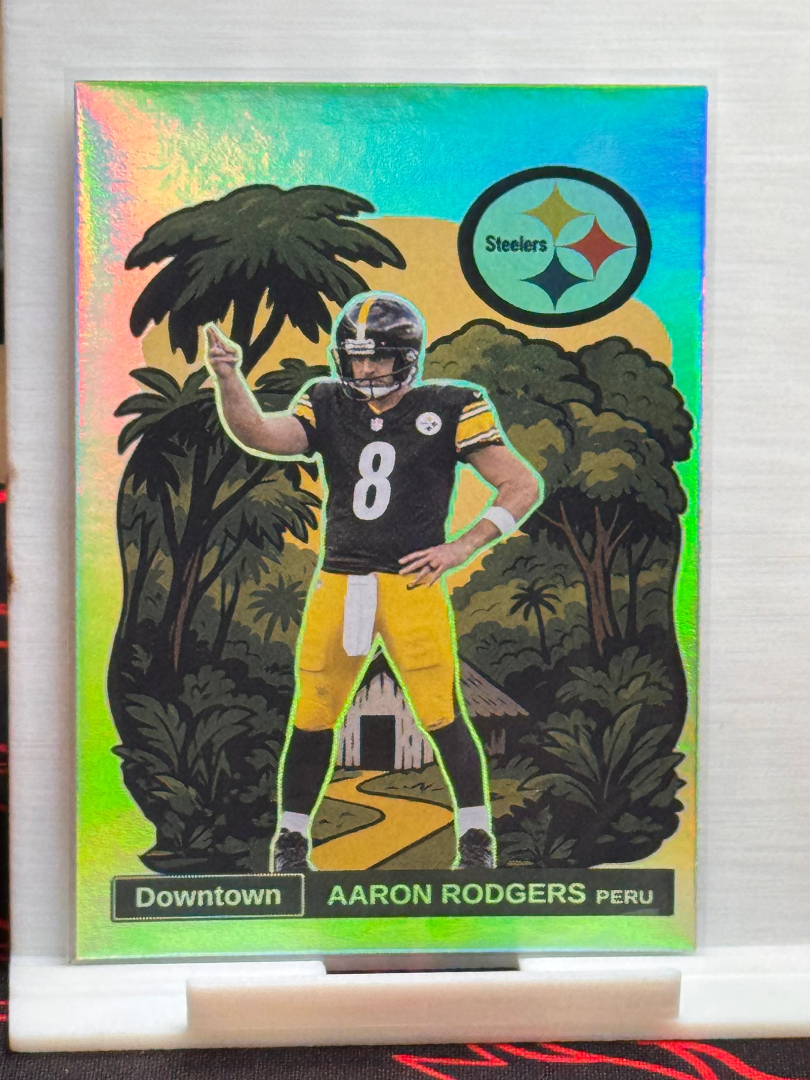 Aaron Rodgers - Peru Custom Downtown - Echelon Cards 2026