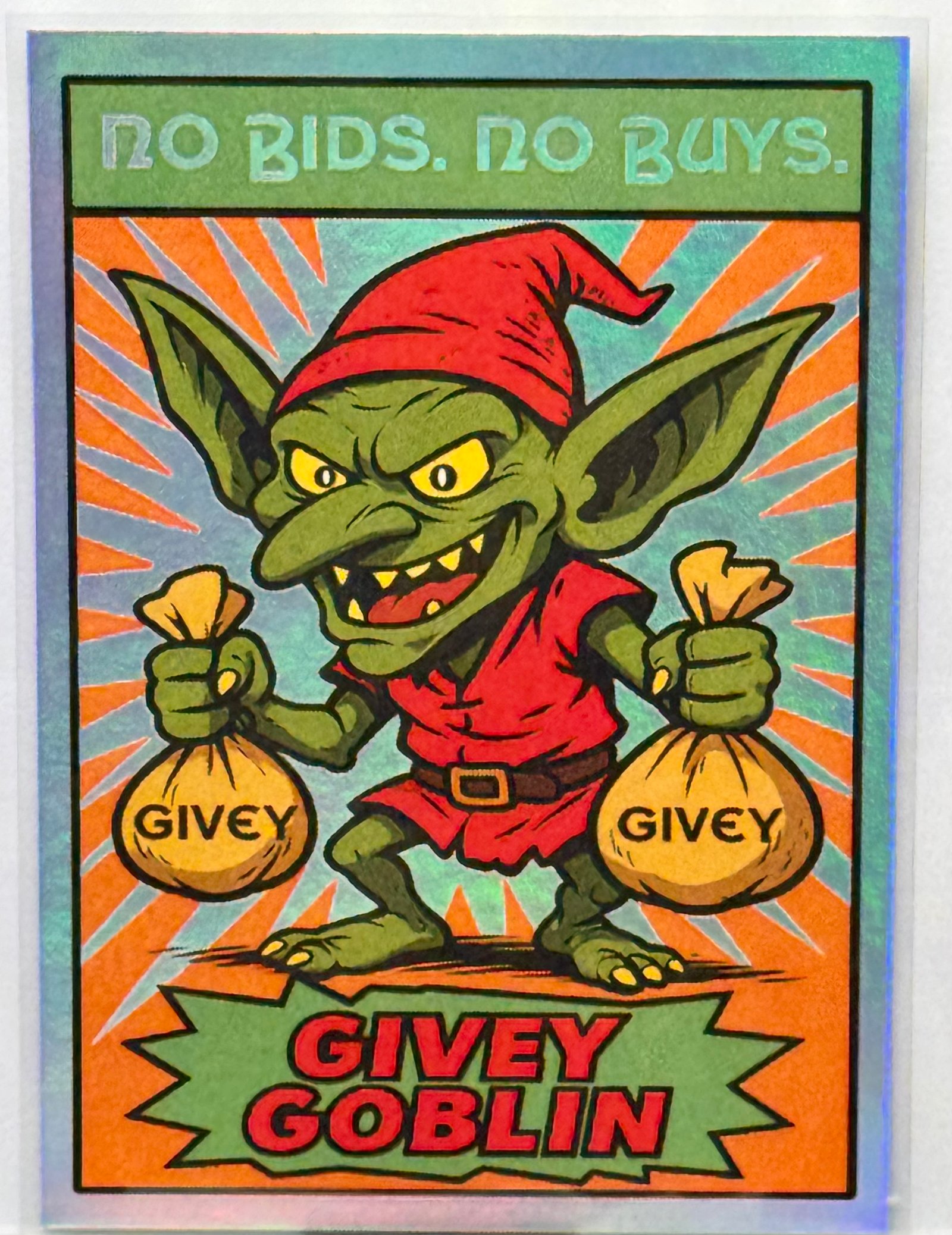 Givey Goblin 2 - #'d SP = Echelon Cards 2025