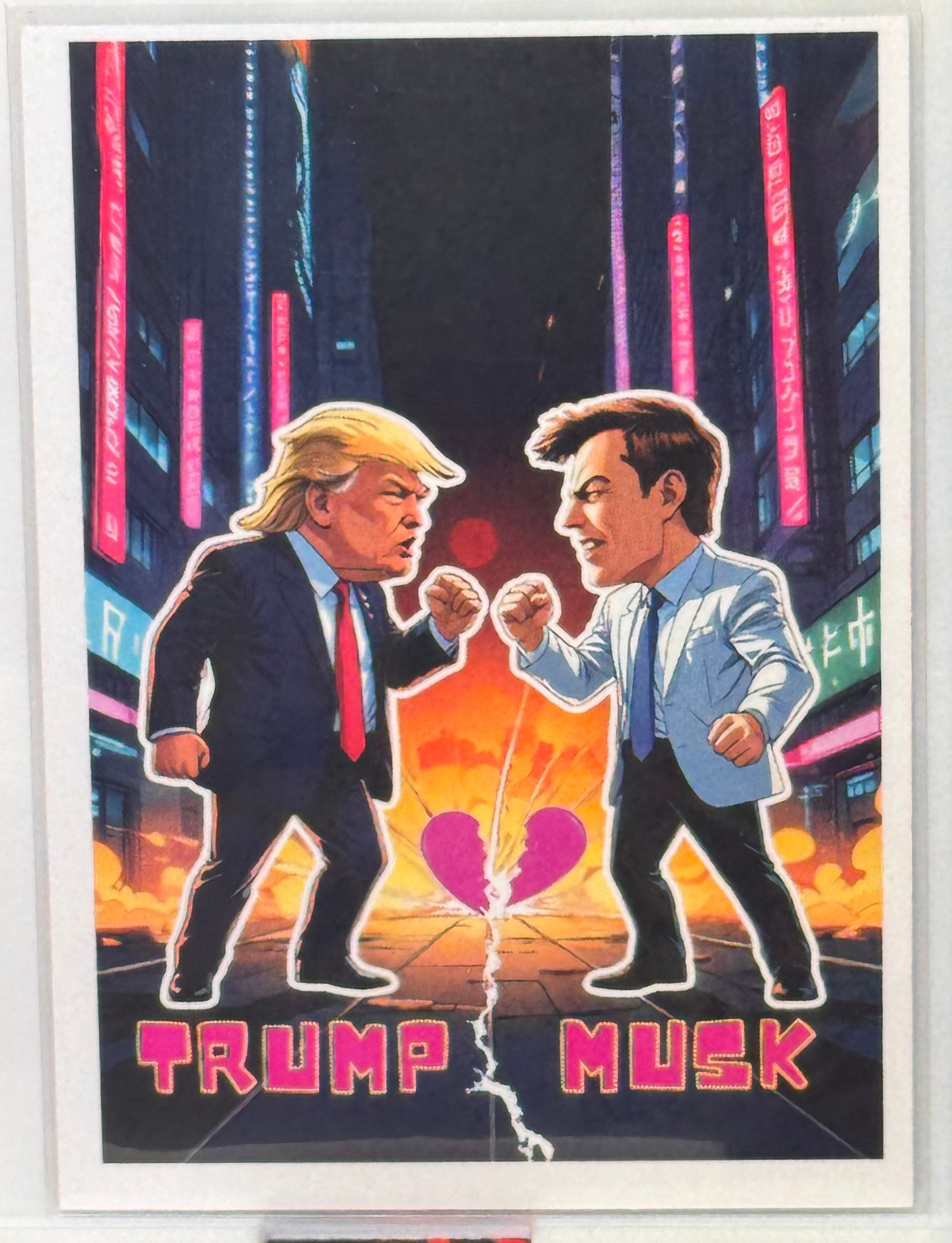 Trump vs. Musk 3 - Echelon Cards 2025