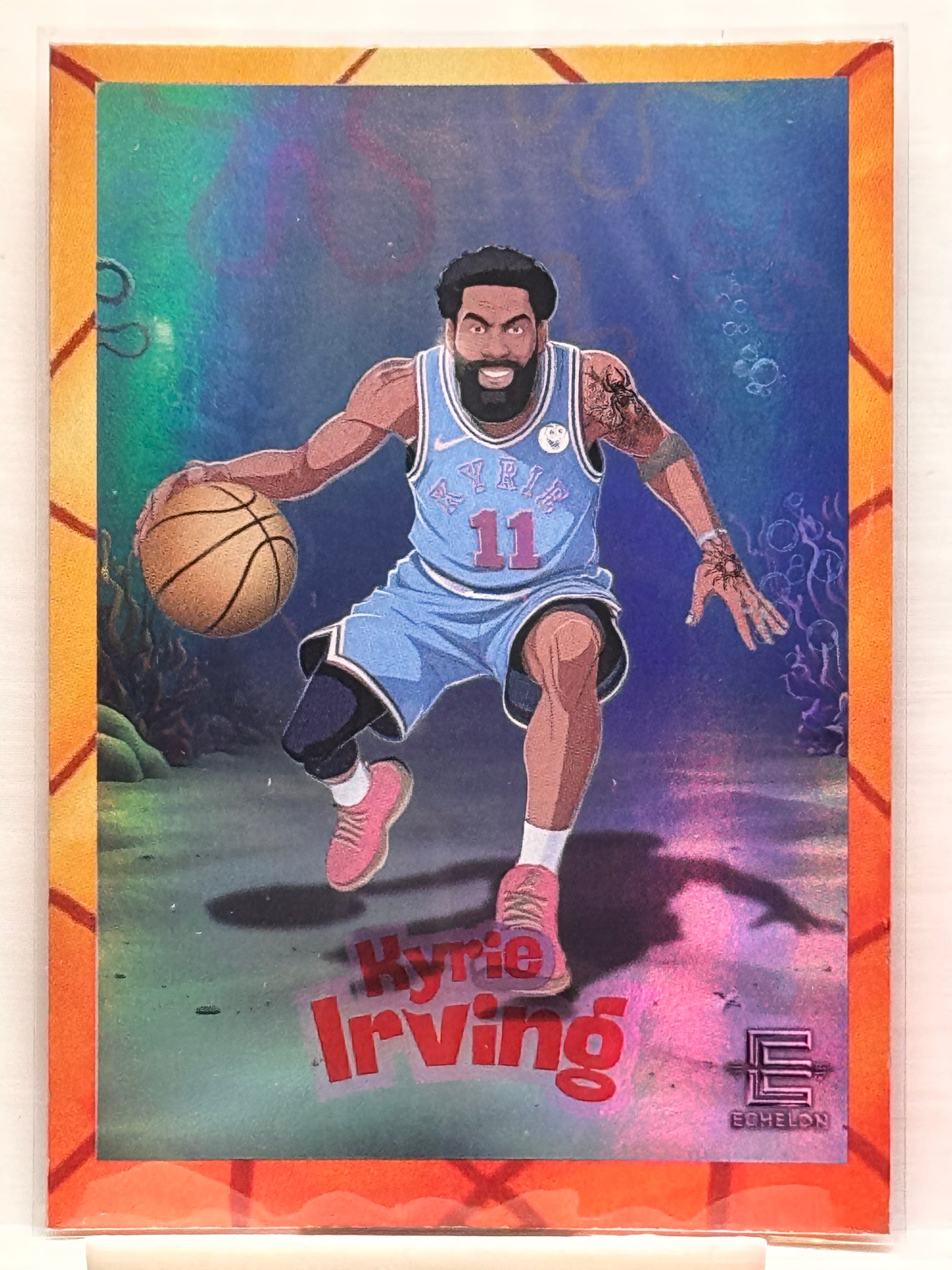 Kyrie Irving - Sponge Bob Parallel - Echelon Cards 2025